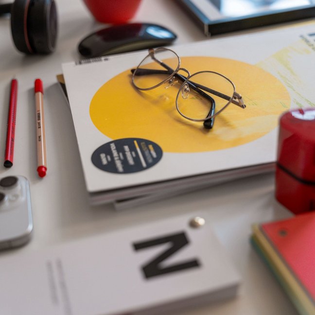 Imagebild mit Utensilien eines Designers