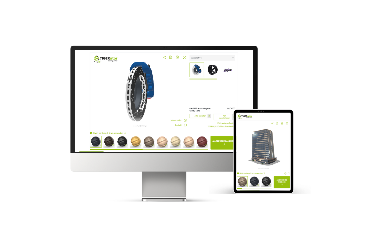 Screen MockUp TIGERator 