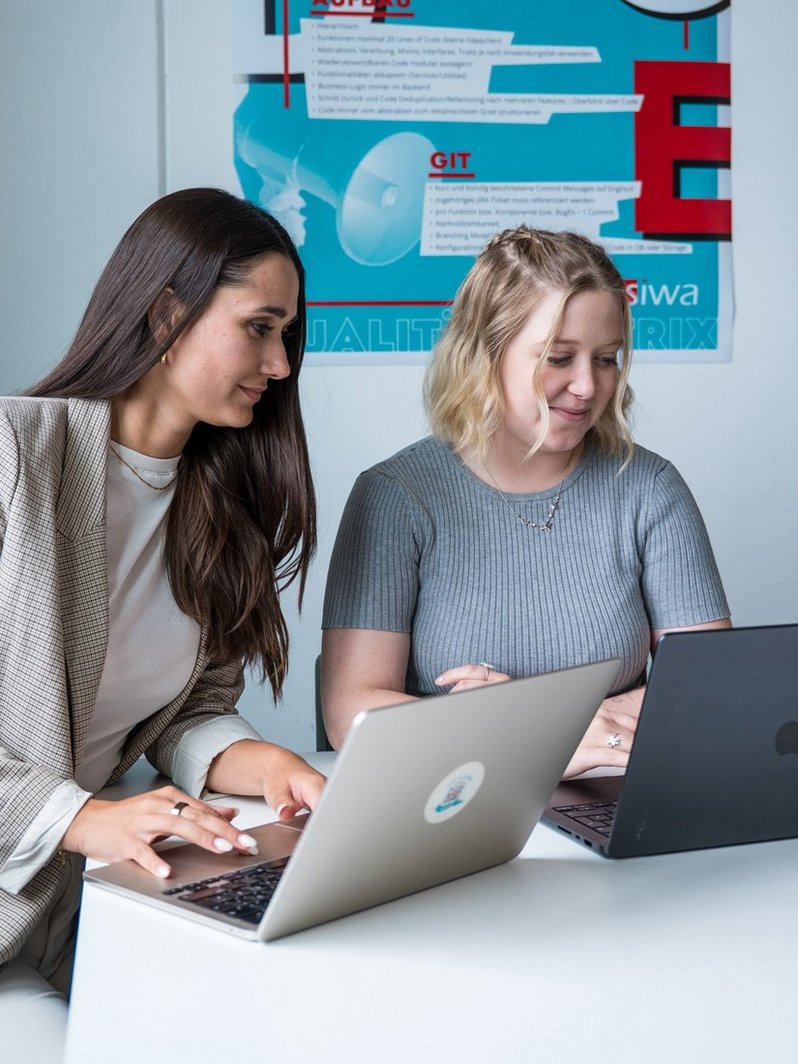 SIWA Project Success Managerinnen bei der Arbeit